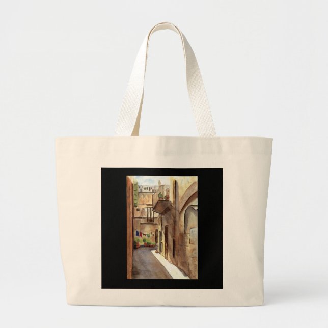 Bolsa Tote Grande Rua siciliano (Frente)
