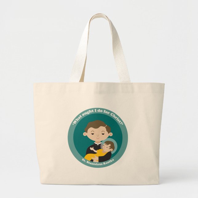 Bolsa Tote Grande Rua Stanislaus Kostka (Frente)