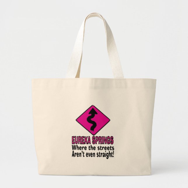 Bolsa Tote Grande Ruas de Eureka Springs (Frente)