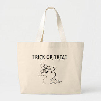 Bolsa Tote Grande Rude Ghost - Trick ou Tratar