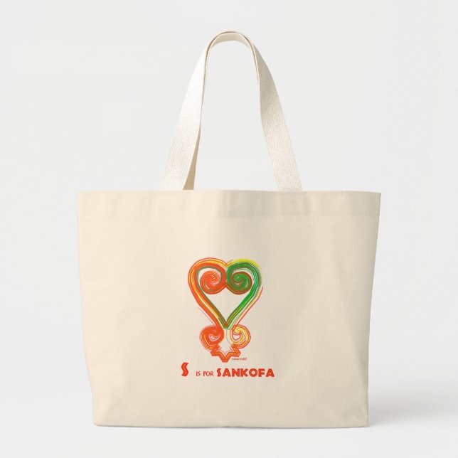 Bolsa Tote Grande S é para Sankofa (Frente)