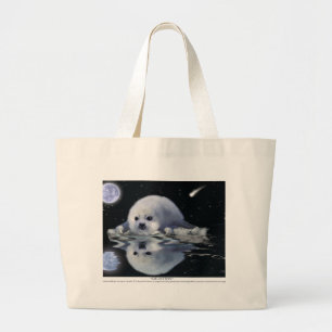 BOLSA TOTE GRANDE S.O.S. SALVAR NOSSOS SELOS DE HARPA