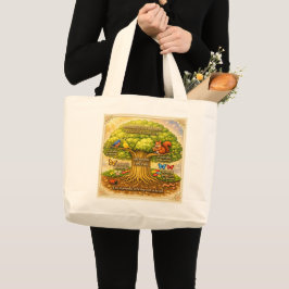 Bolsa Tote Grande Sabidamente enraizado