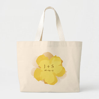 Bolsa Tote Grande Sac Fourre-tout Jumbo Popflower Jaune