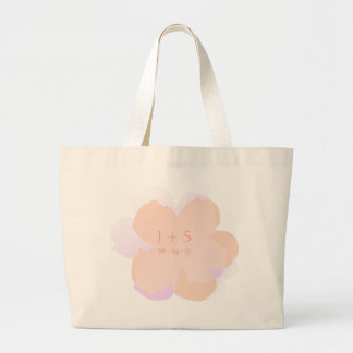 Bolsa Tote Grande Sac Fourre-tout Jumbo Popflower rose poudré