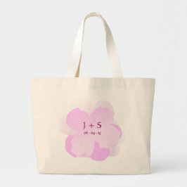 Bolsa Tote Grande Sac Fourre-tout Jumbo Popflower rose poudré 2