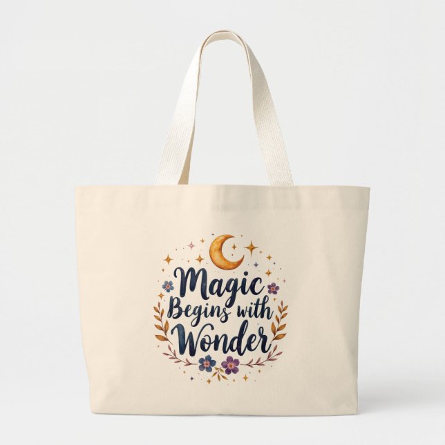 Bolsa Tote Grande Saca Boho Maravilha Celestial (Frente)