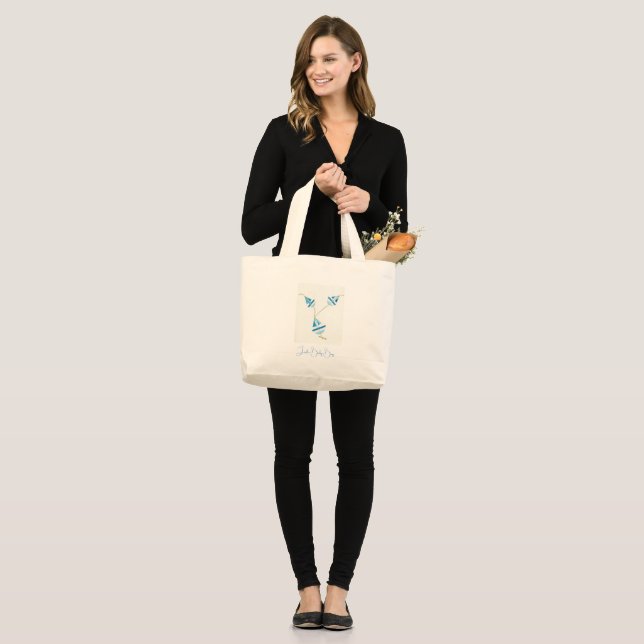Bolsa Tote Grande Saca Comigo Bebê Bolsa. (Frente (modelo))