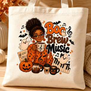 Bolsa Tote Grande Saca de Lona para Professor de Música Boo Brew