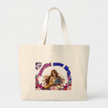 Saca de mão de arte fofa – Leve, durável, elegante