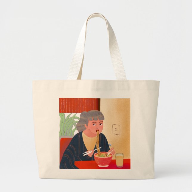 Bolsa Tote Grande Saca-molécula-1-macarrão (Frente)