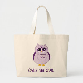 Bolsa Tote Grande Saca Owly a Coruja - Keiki Aloha