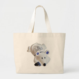 Bolsa Tote Grande Saco afortunado do rato