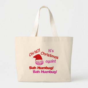 Bolsa Tote Grande Saco BAH HUMBUG