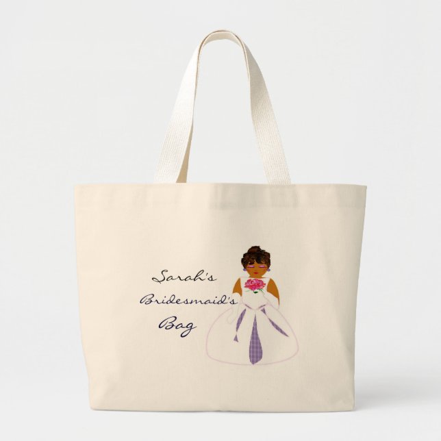 Bolsa Tote Grande Saco "Bridesmaid" - Personalizável (Frente)