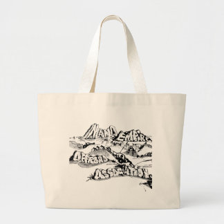 Bolsa Tote Grande Saco clássico do logotipo