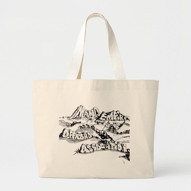 Bolsa Tote Grande Saco clássico do logotipo (Frente)