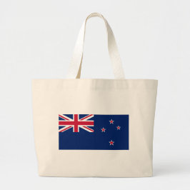 Bolsa Tote Grande Saco com bandeira da Nova Zelândia