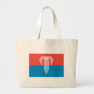 Bolsa Tote Grande Saco com Bandeira de Kansas City, Missouri