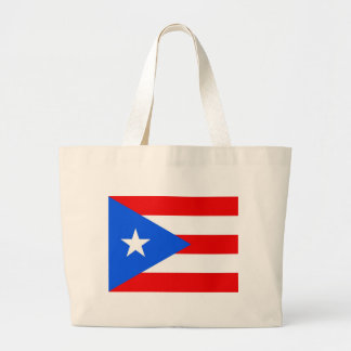 Bolsa Tote Grande Saco com bandeira de Porto Rico - EUA