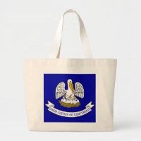 Saco com Bandeira do Estado de Louisiana - EUA