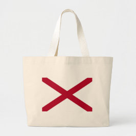 Bolsa Tote Grande Saco com bandeira do Estado do Alabama - EUA