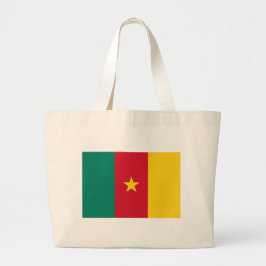 Bolsa Tote Grande Saco com Bandeira dos Camarões