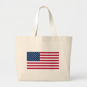 Bolsa Tote Grande Saco com bandeira dos EUA