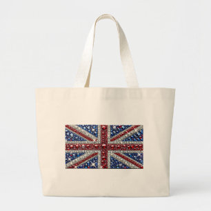 Bolsa Tote Grande Saco com Design de cores britânicas