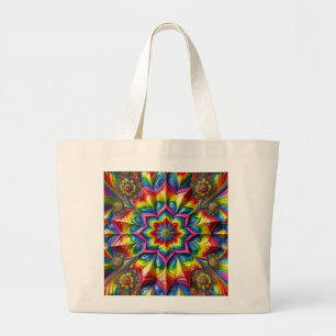 Bolsa Tote Grande Saco com Design de cores LGBT