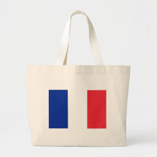 Bolsa Tote Grande Saco com pavilhão da França