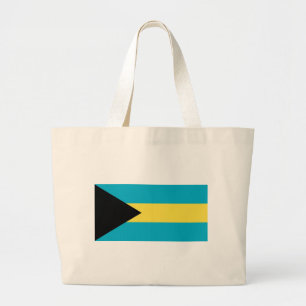 Bolsa Tote Grande Saco com pavilhão das Bahamas