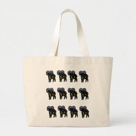 Bolsa Tote Grande Saco Cósmico de Áries – Presente Ousado de Energia