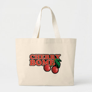 Bolsa Tote Grande Saco da bomba de cereja