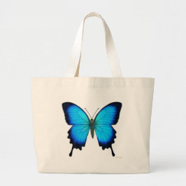 Bolsa Tote Grande Saco da borboleta de Papilio Ulysses
