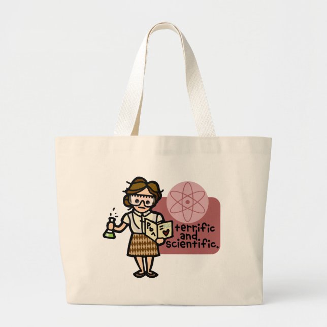 Bolsa Tote Grande saco da ciência (Frente)