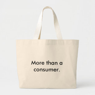 Bolsa Tote Grande Saco da "ironia"