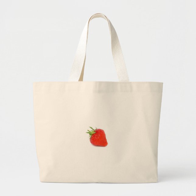 Bolsa Tote Grande saco da morango (Frente)