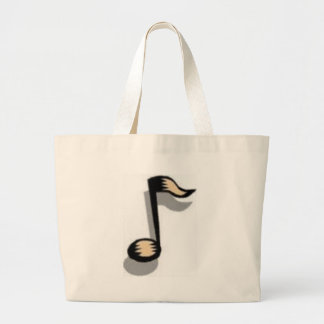 Bolsa Tote Grande Saco da nota da música