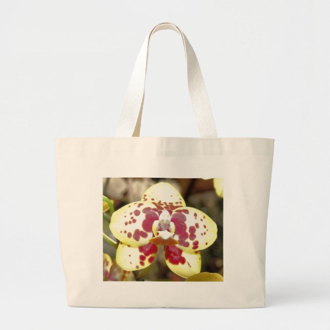 Bolsa Tote Grande Saco da orquídea seis (Frente)