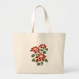 Bolsa Tote Grande Saco da poinsétia