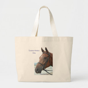 Bolsa Tote Grande Saco da regra dos cavalos