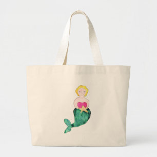 Bolsa Tote Grande Saco da sereia
