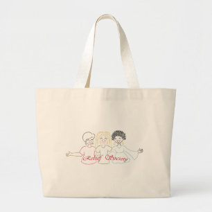 Bolsa Tote Grande Saco da sociedade do alivio