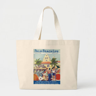 Bolsa Tote Grande Saco da vida #8 do Palm Beach