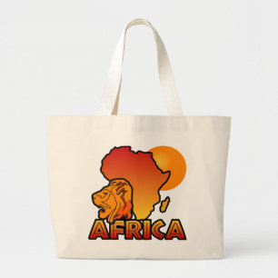 Bolsa Tote Grande Saco de África - escolha estilo e cor