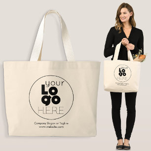 Bolsa Tote Grande Saco de algodão grande personalizado com logotipo