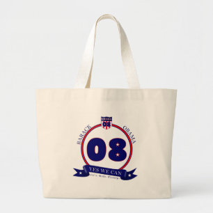 Bolsa Tote Grande Saco de Barack Obama