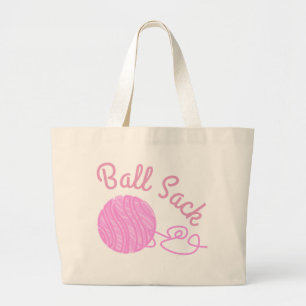 Bolsa Tote Grande Saco de Bola de Cortagem Engraçado