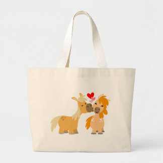 Bolsa Tote Grande Saco de Cartoon Bonito Pôs no Amor